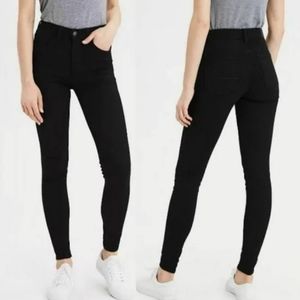 American Eagle Hi-Rise Jegging in Black - Ne(x)t Level Stretch - 4 Long